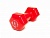 гантель в виниловой оболочке 5 кг original fit.tools ft-vwb-5 красный