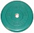 диск обрезиненный d31мм mb barbell mb-pltc31 10 кг зеленый