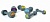 гантели 1 кг, пара reebok re-21051